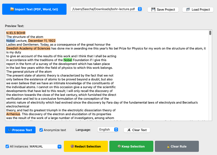Automatic Recognition